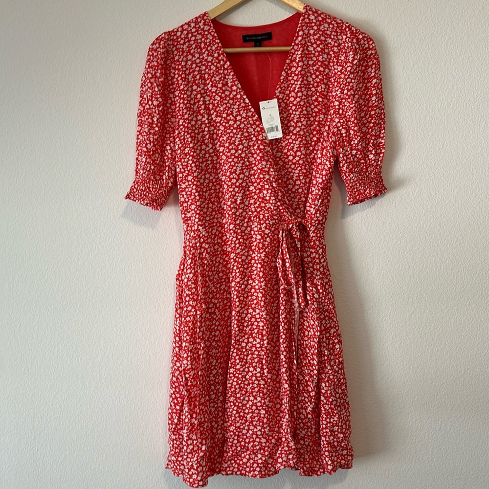 Banana Tepublic Floral Wrap Dress